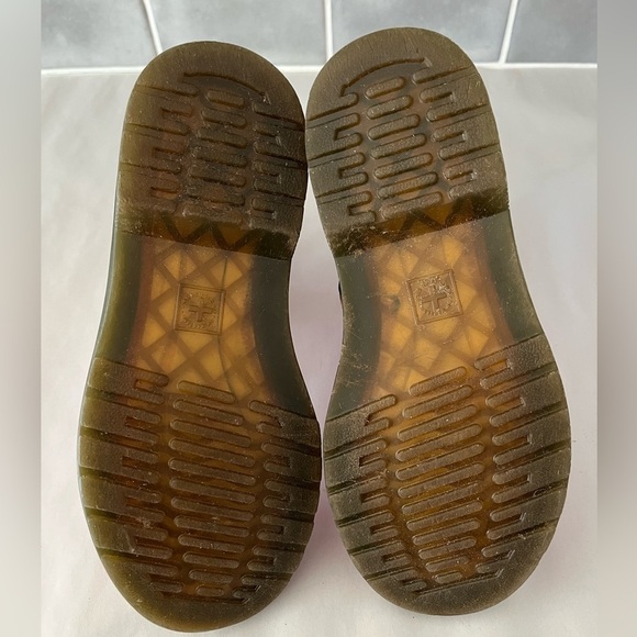 Dr. Martens 1460 Boot - Kids Size 2 Pink Patent Leather Lace Up Zipper Up - Picture 10 of 11